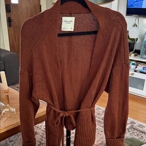 Abercrombie & Fitch Women's Cardigan in Rich Brown